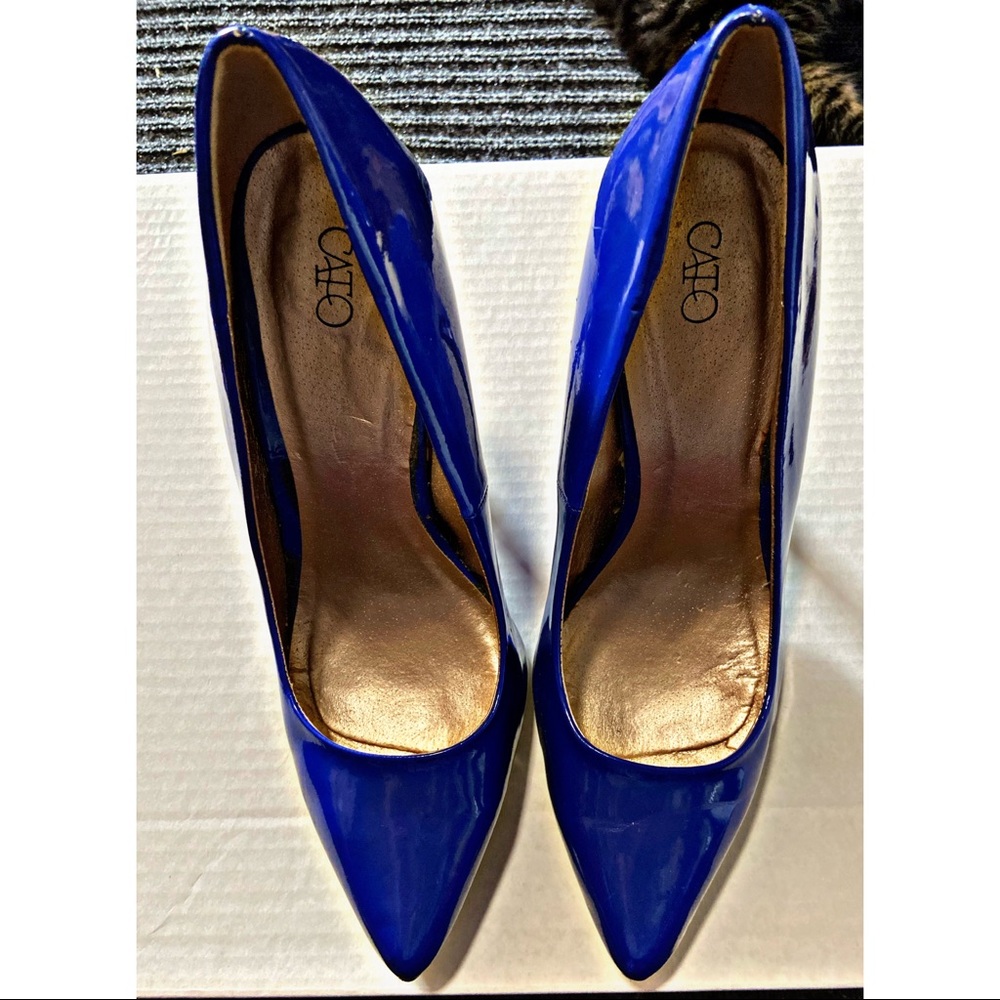Electric Blue Heels